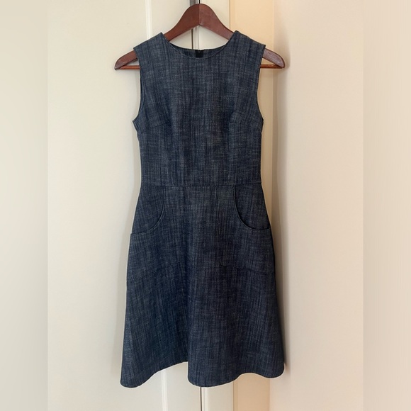 Nooworks Edie Sleeveless Denim Dress with Front Pockets | Size XS - Picture 1 of 8